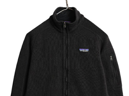 15年製 パタゴニア ベターセーター ジャケット レディース S / Patagonia アウトドア フリース フルジップ ブルゾン ニット ハイネック 黒