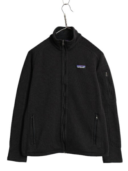 15年製 パタゴニア ベターセーター ジャケット レディース S / Patagonia アウトドア フリース フルジップ ブルゾン ニット ハイネック 黒
