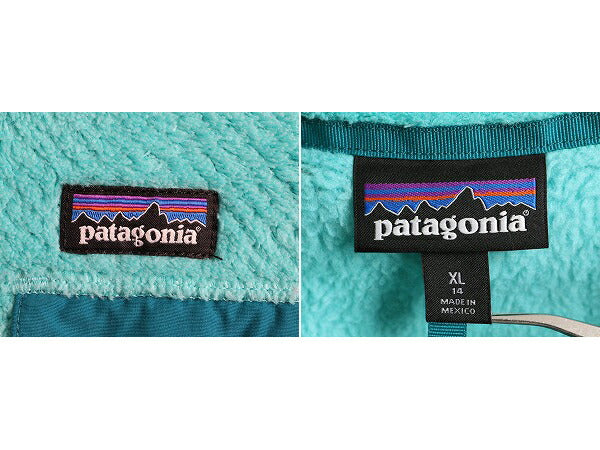 17年製 パタゴニア リツール スナップT プルオーバー ジャケット ガールズ XL レディース S 程/ Patagonia アウトドア フリース ブルゾン