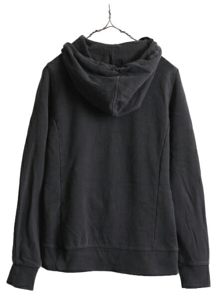 ノースフェイス プリント スウェット フード パーカー レディース S / 古着 The North Face プルオーバー 裏起毛 トレーナー アウトドア 黒