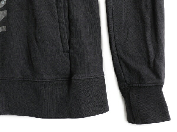 ノースフェイス プリント スウェット フード パーカー レディース S / 古着 The North Face プルオーバー 裏起毛 トレーナー アウトドア 黒