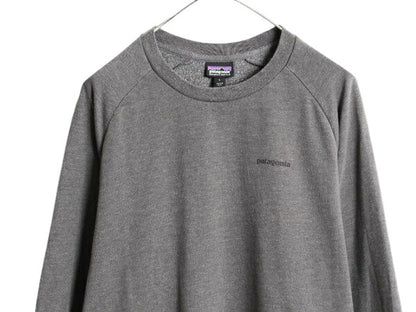 18年製 パタゴニア プリント ライトウェイト スウェット メンズ L 古着 Patagonia 長袖Tシャツ ロンT P6 バックプリント トレーナー 裏起毛