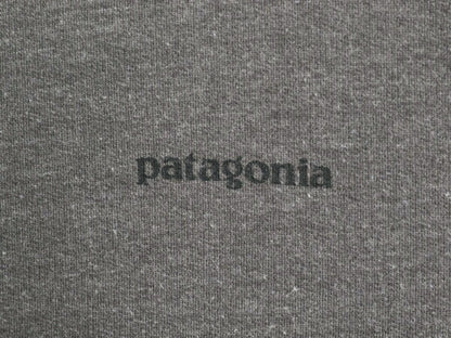 18年製 パタゴニア プリント ライトウェイト スウェット メンズ L 古着 Patagonia 長袖Tシャツ ロンT P6 バックプリント トレーナー 裏起毛