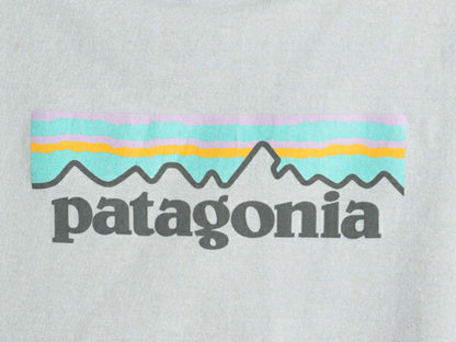 19年製 パタゴニア プリント スウェット フード パーカー レディース M / 古着 Patagonia トレーナー プルオーバー ストレッチ P-6 裏起毛
