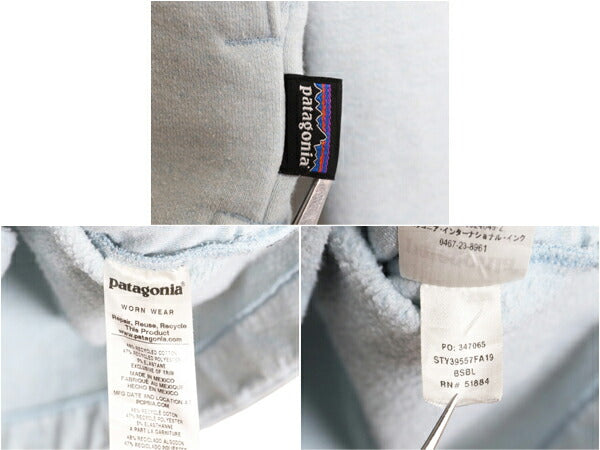 19年製 パタゴニア プリント スウェット フード パーカー レディース M / 古着 Patagonia トレーナー プルオーバー ストレッチ P-6 裏起毛