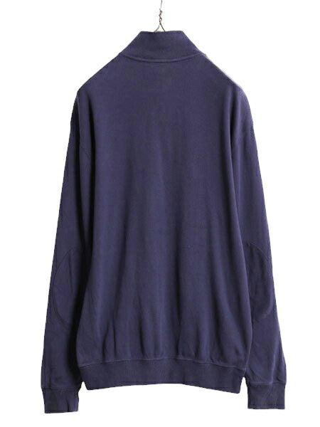 高級 ペルー製 100% ピマコットン ポロゴルフ ラルフローレン 長袖 Tシャツ メンズ M POLO GOLF ハーフジップ ウイングフット ハイネック