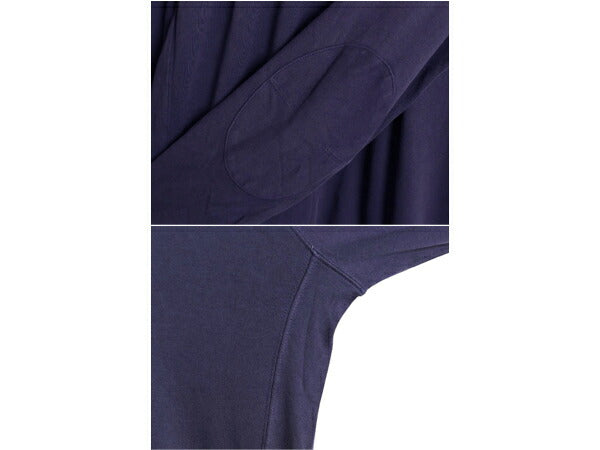 高級 ペルー製 100% ピマコットン ポロゴルフ ラルフローレン 長袖 Tシャツ メンズ M POLO GOLF ハーフジップ ウイングフット ハイネック