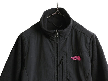 ノースフェイス デナリ ジャケット レディース S / The North Face DENALI アウトドア フリース ナイロン ブルゾン ブラック ジャンパー 黒