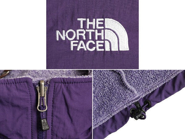 ノースフェイス デナリ ジャケット レディース XS 古着 The North Face DENALI アウトドア フリース ブルゾン ジャンパー ジップアップ 紫