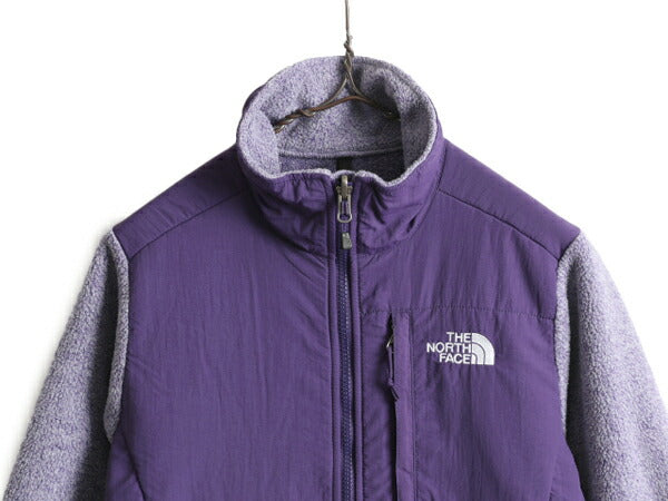 ノースフェイス デナリ ジャケット レディース XS 古着 The North Face DENALI アウトドア フリース ブルゾン ジャンパー ジップアップ 紫