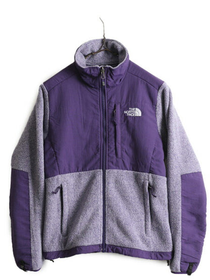 ノースフェイス デナリ ジャケット レディース XS 古着 The North Face DENALI アウトドア フリース ブルゾン ジャンパー ジップアップ 紫