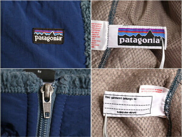 09年製 パタゴニア レトロX フルジップ フリース ジャケット キッズ M 140cm 程/ PATAGONIA アウトドア パイル ブルゾン ハイネック 子供用