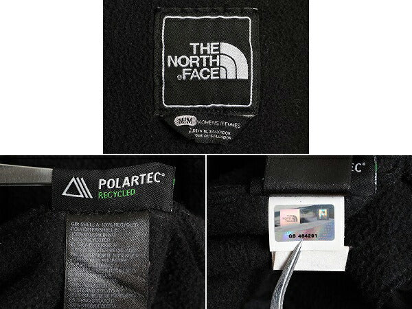 ノースフェイス デナリ ジャケット レディース M / The North Face DENALI アウトドア フリース ナイロン ブルゾン 黒 ジャンパー ブラック