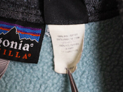 90s 99年製 USA製 パタゴニア ライトウェイト シンチラ フリース ベスト レディース L / 古着 PATAGONIA フルジップ アウトドア ハイネック
