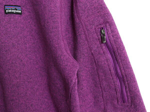 19年製 パタゴニア ベターセーター ジャケット レディース L 古着 Patagonia アウトドア フリース フルジップ ブルゾン ニット ハイネック