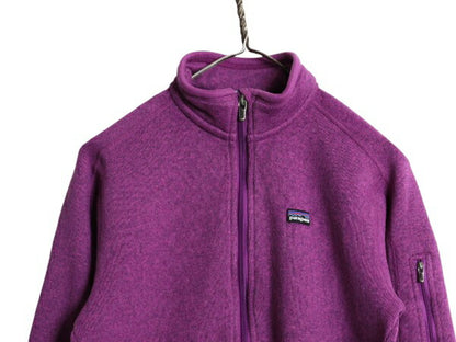19年製 パタゴニア ベターセーター ジャケット レディース L 古着 Patagonia アウトドア フリース フルジップ ブルゾン ニット ハイネック