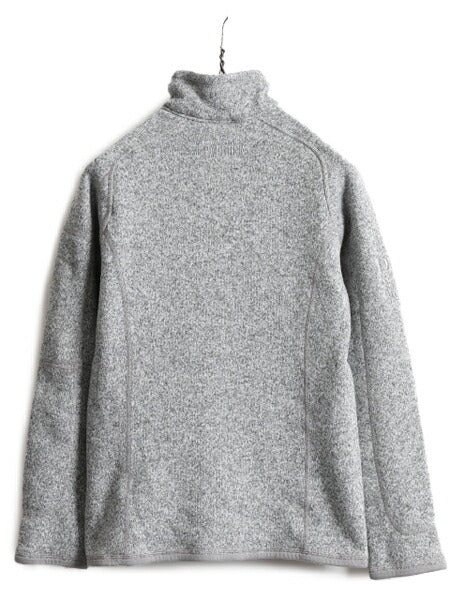 18年製 パタゴニア ベターセーター 1/4 ジップネック レディース M Patagonia アウトドア フリース ニット ジャケット プルオーバー 杢灰