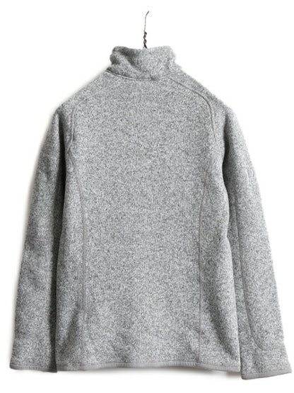 18年製 パタゴニア ベターセーター 1/4 ジップネック レディース M Patagonia アウトドア フリース ニット ジャケット プルオーバー 杢灰