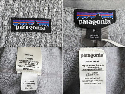 18年製 パタゴニア ベターセーター 1/4 ジップネック レディース M Patagonia アウトドア フリース ニット ジャケット プルオーバー 杢灰