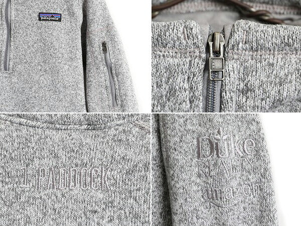 18年製 パタゴニア ベターセーター 1/4 ジップネック レディース M Patagonia アウトドア フリース ニット ジャケット プルオーバー 杢灰