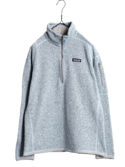19年製 パタゴニア ベターセーター ハーフジップ レディース L / 古着 Patagonia アウトドア フリース ジャケット プルオーバー ジャンパー