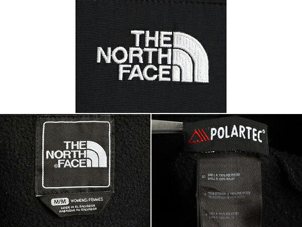 ノースフェイス デナリ ジャケット レディース M / The North Face DENALI アウトドア フリース ナイロン ブルゾン ブラック ジャンパー 黒
