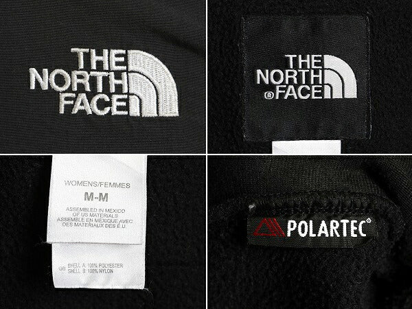 ノースフェイス デナリ ジャケット レディース M / The North Face DENALI アウトドア フリース ナイロン ジャンパー ブラック ブルゾン 黒