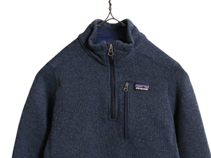 17年製 パタゴニア ベターセーター ハーフジップ ボーイズ S 130cm 程/ キッズ 子供 Patagonia フリース ブルゾン ジャケット プルオーバー