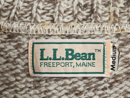 80s エルエルビーン ウール ニット ベスト メンズ レディース M / 80年代 ヴィンテージ LLBEAN プルオーバー Vネック 重ね着 シンプル 無地