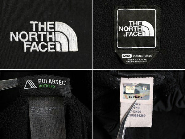 ノースフェイス デナリ ジャケット レディース M / The North Face DENALI アウトドア フリース ナイロン ブルゾン ブラック ジャンパー 黒
