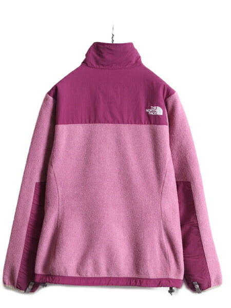 ノースフェイス デナリ ジャケット レディース M 古着 The North Face DENALI アウトドア フリース ナイロン ブルゾン パープル ジャンパー