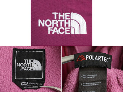 ノースフェイス デナリ ジャケット レディース M 古着 The North Face DENALI アウトドア フリース ナイロン ブルゾン パープル ジャンパー