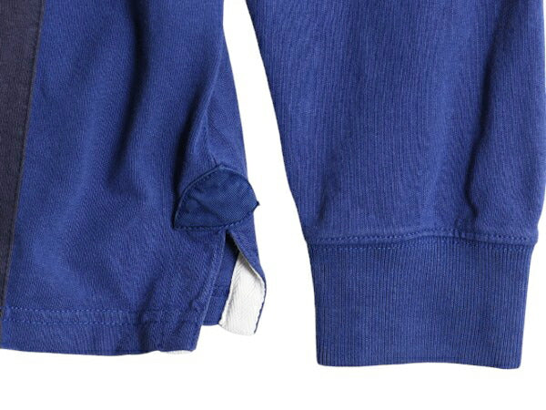 90s ポロ ラルフローレン 長袖 ラガー シャツ メンズ L / 90年代 オールド ラグビー 長袖シャツ ストライプ ヘビーウェイト ナンバリング