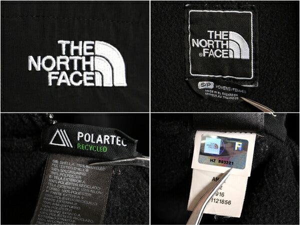 ノースフェイス フード付き デナリ ジャケット レディース S The North Face Denali フリース パーカー フルジップ アウトドア ブルゾン 黒