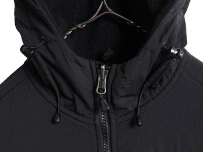 ノースフェイス フード付き デナリ ジャケット レディース S The North Face Denali フリース パーカー フルジップ アウトドア ブルゾン 黒