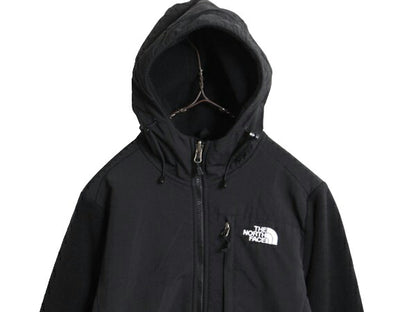 ノースフェイス フード付き デナリ ジャケット レディース S The North Face Denali フリース パーカー フルジップ アウトドア ブルゾン 黒