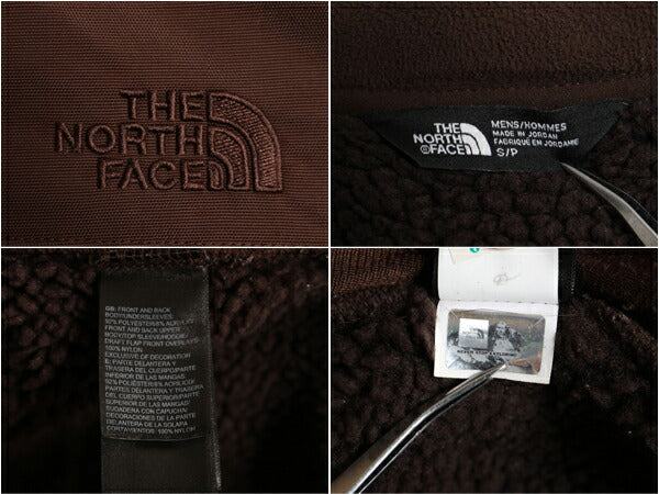 US企画 ノースフェイス フリース パーカー ジャケット メンズ S 古着 The North Face アウトドア フード 厚手 ジャンパー ブルゾン 茶 厚手