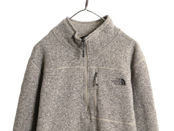 US企画 ノースフェイス ゴードン ライオンズ ハーフジップ フリース ジャケット メンズ XXL 古着 The North Face アウトドア プルオーバー