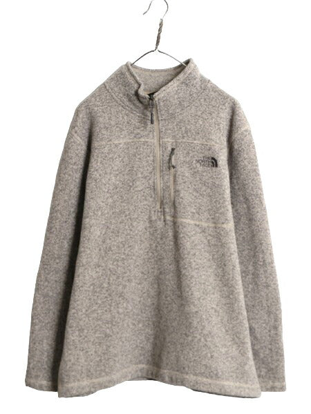 US企画 ノースフェイス ゴードン ライオンズ ハーフジップ フリース ジャケット メンズ XXL 古着 The North Face アウトドア プルオーバー