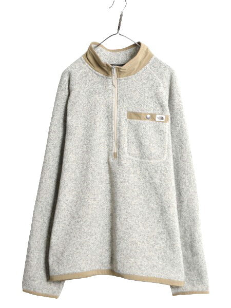 US企画 ノースフェイス ゴードン ライオンズ ハーフジップ フリース ジャケット メンズ XL 古着 The North Face 大きいサイズ プルオーバー
