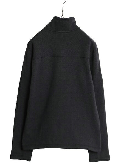 US企画 ノースフェイス ゴードン ライオンズ ハーフジップ フリース ジャケット メンズ S 古着 The North Face アウトドア プルオーバー 黒