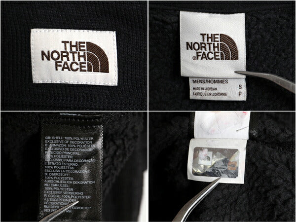 US企画 ノースフェイス ゴードン ライオンズ ハーフジップ フリース ジャケット メンズ S 古着 The North Face アウトドア プルオーバー 黒