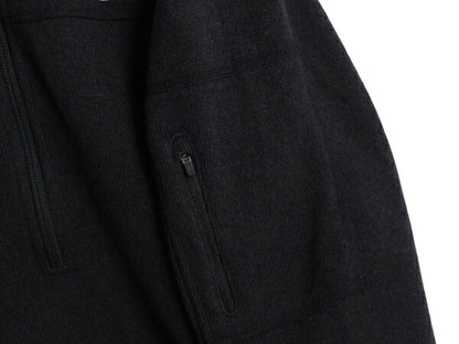 US企画 ノースフェイス ゴードン ライオンズ ハーフジップ フリース ジャケット メンズ S 古着 The North Face アウトドア プルオーバー 黒