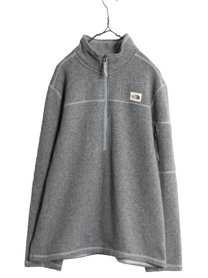 US企画 ノースフェイス ゴードン ライオンズ ハーフジップ フリース ジャケット メンズ XL 古着 The North Face アウトドア プルオーバー
