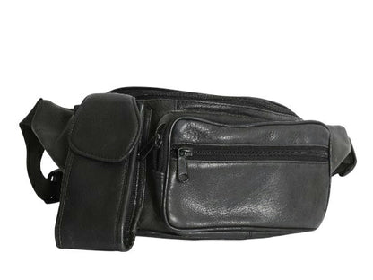 90s 00s ウィルソンズ 本革 レザー 2way ウエストポーチ ショルダー バッグ メンズ オールド レザーバッグ ポシェット シンプル ブラック
