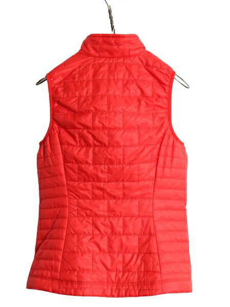 16年製 パタゴニア ナノ パフ ベスト レディース XS / Patagonia 中綿 ナイロン キルティング フルジップ アウトドア パッカブル 重ね着 赤