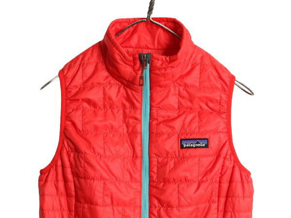 16年製 パタゴニア ナノ パフ ベスト レディース XS / Patagonia 中綿 ナイロン キルティング フルジップ アウトドア パッカブル 重ね着 赤