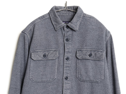 パタゴニア ロングスリーブ フィヨルド フランネル シャツ メンズ S / 12年製 アウトドア 無地 ネルシャツ ボックス 長袖シャツ シンプル