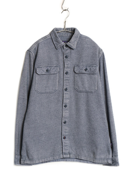 パタゴニア ロングスリーブ フィヨルド フランネル シャツ メンズ S / 12年製 アウトドア 無地 ネルシャツ ボックス 長袖シャツ シンプル