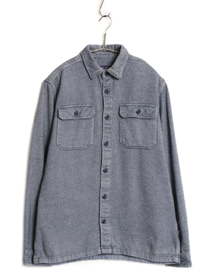 パタゴニア ロングスリーブ フィヨルド フランネル シャツ メンズ S / 12年製 アウトドア 無地 ネルシャツ ボックス 長袖シャツ シンプル